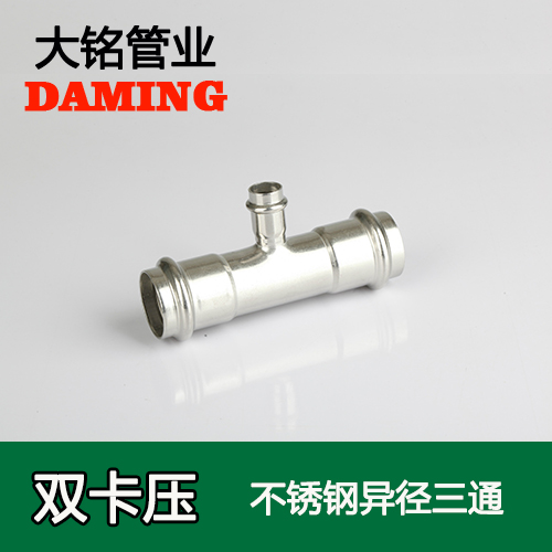 DN20*15 91久久香蕉国产熟女线看异径三通接头(304 316L)