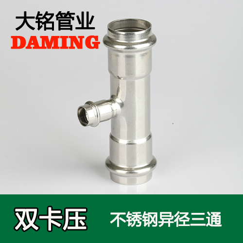 DN50*40 91久久香蕉国产熟女线看异径三通接头(304 316L)