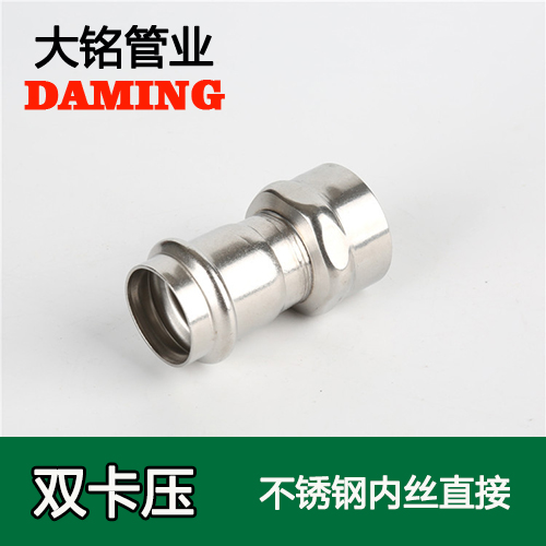 DN65*2 91久久香蕉国产熟女线看内丝转换直通二寸接头（304 316L）